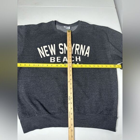 Pacific & Co New Smyrna Beach Florida Gray Long Sleeve Sweatshirt Men’s Size L - Picture 5 of 10